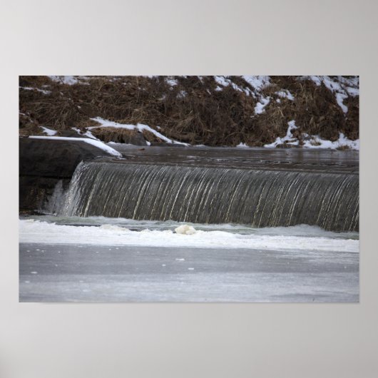 Waterval Foto Poster (Voorkant)