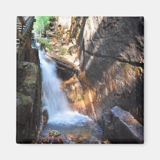 Waterval Franconia Notch State Park NH Magnet Magneet (Voorkant)