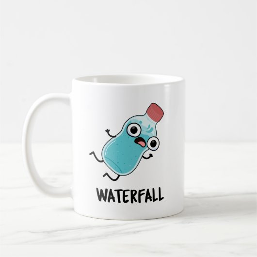 Waterval Funny Water Pun Koffiemok (Links)
