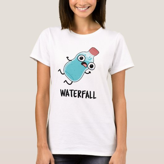 Waterval Funny Water Pun T-shirt (Voorkant)
