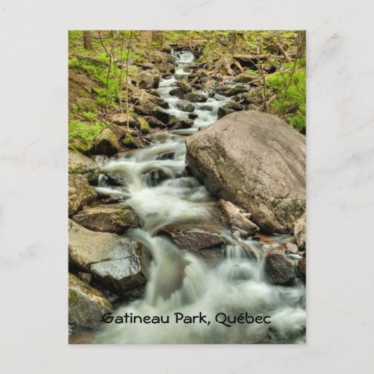 Waterval, Gatineau Park, Quebec Briefkaart (Voorkant)