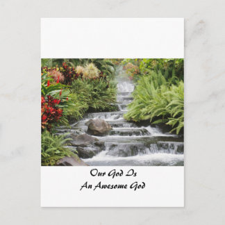 Waterval - Geweldige God Briefkaart