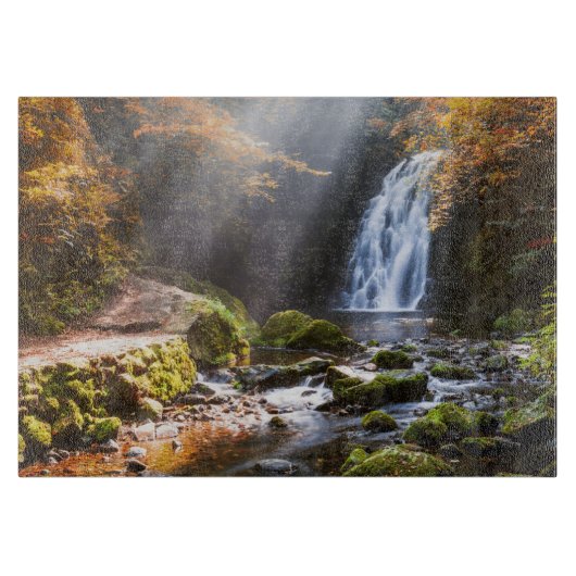 Waterval | Gleno, Noord-Ierland Snijplank (Voorkant)