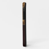 ✨ Waterval Glitter W Monogram Druppend Luxe Case-Mate iPhone Case (Achterkant/links)