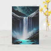 Waterval Graphic Arts Kaart (Gele Bloem)