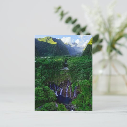 Waterval | Grote Herfsten van Galet Briefkaart (Staand voorkant)