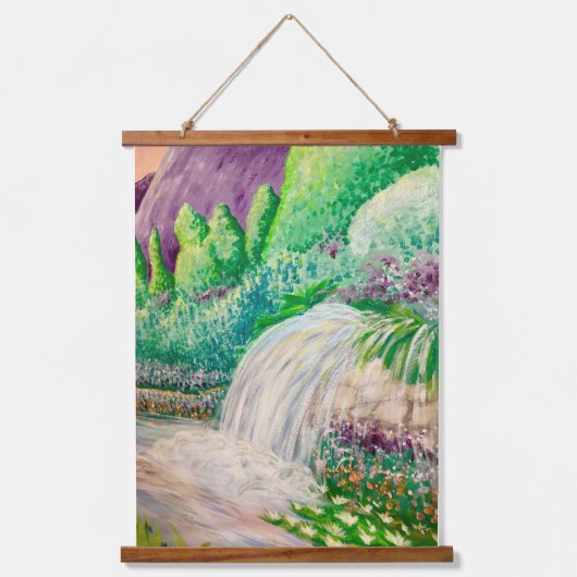 Waterval Hangend Wandkleed (Voorkant)