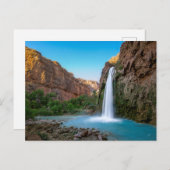 Waterval | Havasu-Herfsten op Sunset Briefkaart (Voorkant / Achterkant)