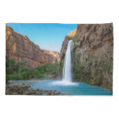 Waterval | Havasu-Herfsten op Sunset Kussensloop (Achterkant)