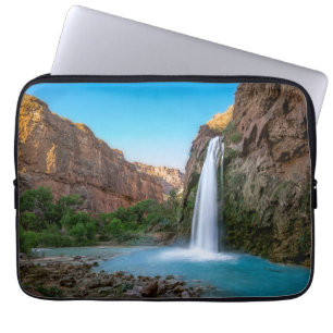 Waterval   Havasu-Herfsten op Sunset Laptop Sleeve