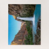 Waterval | Havasu-Herfsten op Sunset Legpuzzel (Verticaal)