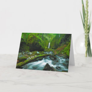 Waterval Herfsten van Grotto, Oregon Kaart