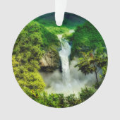 Waterval | Herfsten van San Rafael, Ecuador Ornament (voorkant)