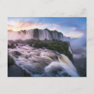 Waterval Iguazu Waterfall in Brazilië Briefkaart