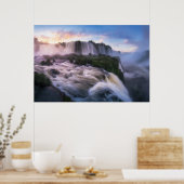 Waterval | Iguazu Waterfall in Brazilië Poster (Keuken)