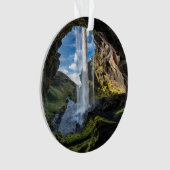 Waterval | IJslandse waterval Ornament (voorkant)