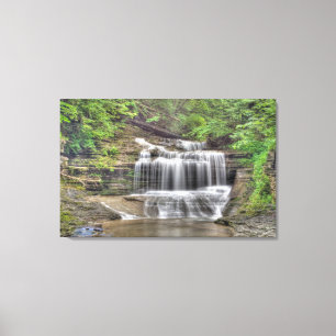 Waterval in Buttermilk Gorge Canvas Afdruk