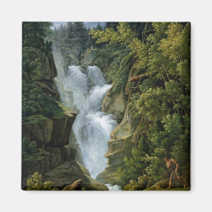 Waterval in de Bern Highlands, 1796 Magneet