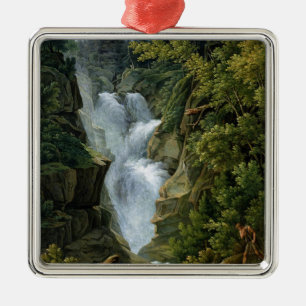 Waterval in de Bern Highlands, 1796 Metalen Ornament