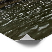 Waterval in de Ozarks Poster (Hoek)