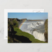 Waterval in de zomer briefkaart (Voorkant / Achterkant)