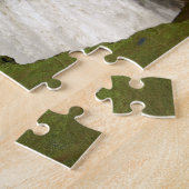 Waterval in de zomer legpuzzel (Zijkant)