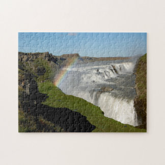 Waterval in de zomer legpuzzel