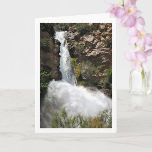 Waterval in Domeño Viejo, Valencia, Spanje Kaart