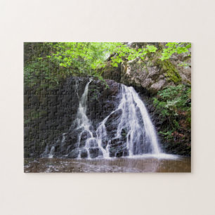 Waterval in Fairy Glen, Rosemarkie Jigzaag puzzle Legpuzzel