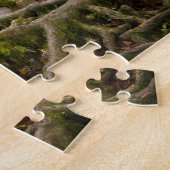 Waterval in het bos legpuzzel (Zijkant)