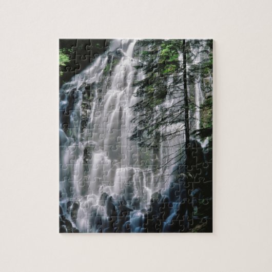 Waterval in het bos, Oregon Legpuzzel (Verticaal)