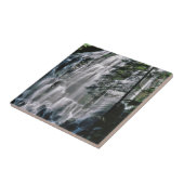 Waterval in het bos, Oregon Tegeltje (Zijkant)