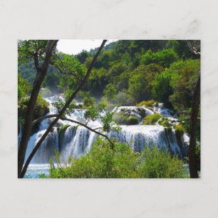 Waterval in het Nationaal Park Krka - briefkaart K