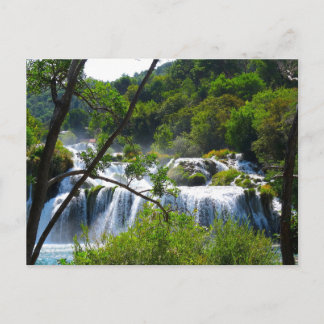 Waterval in het Nationaal Park Krka - briefkaart K