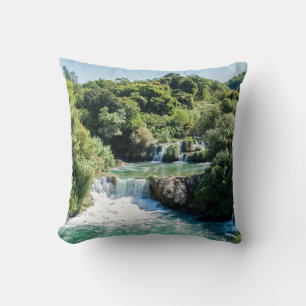 Waterval in het Nationaal Park Krka - Dalmatia, Kr Kussen