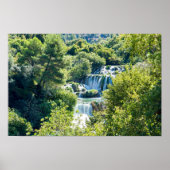 Waterval in het Nationaal Park Krka - Dalmatia, Kr Poster (Voorkant)