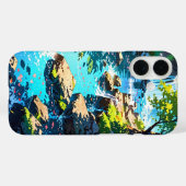 Waterval in het voorjaarsbos Case-Mate iPhone case (Achterkant (horizontaal))