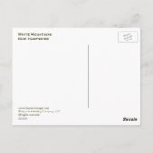 Waterval in het Witte gebergte Briefkaart (Achterkant)