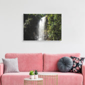 Waterval in Kauai, Hawaii Canvas Afdruk (Insitu (Woonkamer))