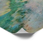 Waterval in Yellowstone door Tman, kunst Poster (Hoek)