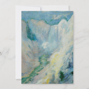 Waterval in Yellowstone door Twachtman, Vintage Ku