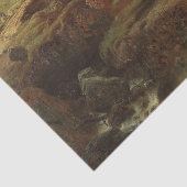 Waterval in Zweden (door Marcus Larson) Tissuepapier (Detail)