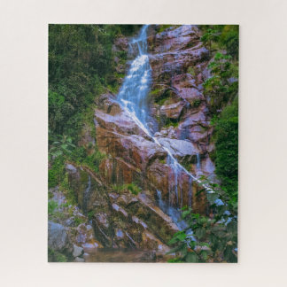 Waterval - Inca Trail, Peru - Reisfotografie Legpuzzel