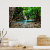 Waterval | Kanchanaburi, Thailand Poster (Keuken)