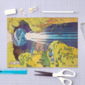Waterval, Katsushika Hokusai, Ukiyo-e Tissuepapier (Craft)
