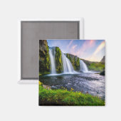 Waterval | Kirkjufellsfoss, IJsland Magneet (Voorkant / Achterkant)