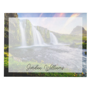 Waterval   Kirkjufellsfoss, IJsland Notitieblok