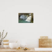 Waterval met John 7:38 Poster (Keuken)
