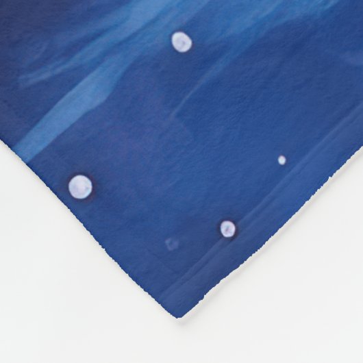 waterval met zeemeerminnen fleece deken (Hoek)