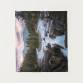 Waterval | Nationaal Park Jasper, Canada Wandkleed (Voorkant)